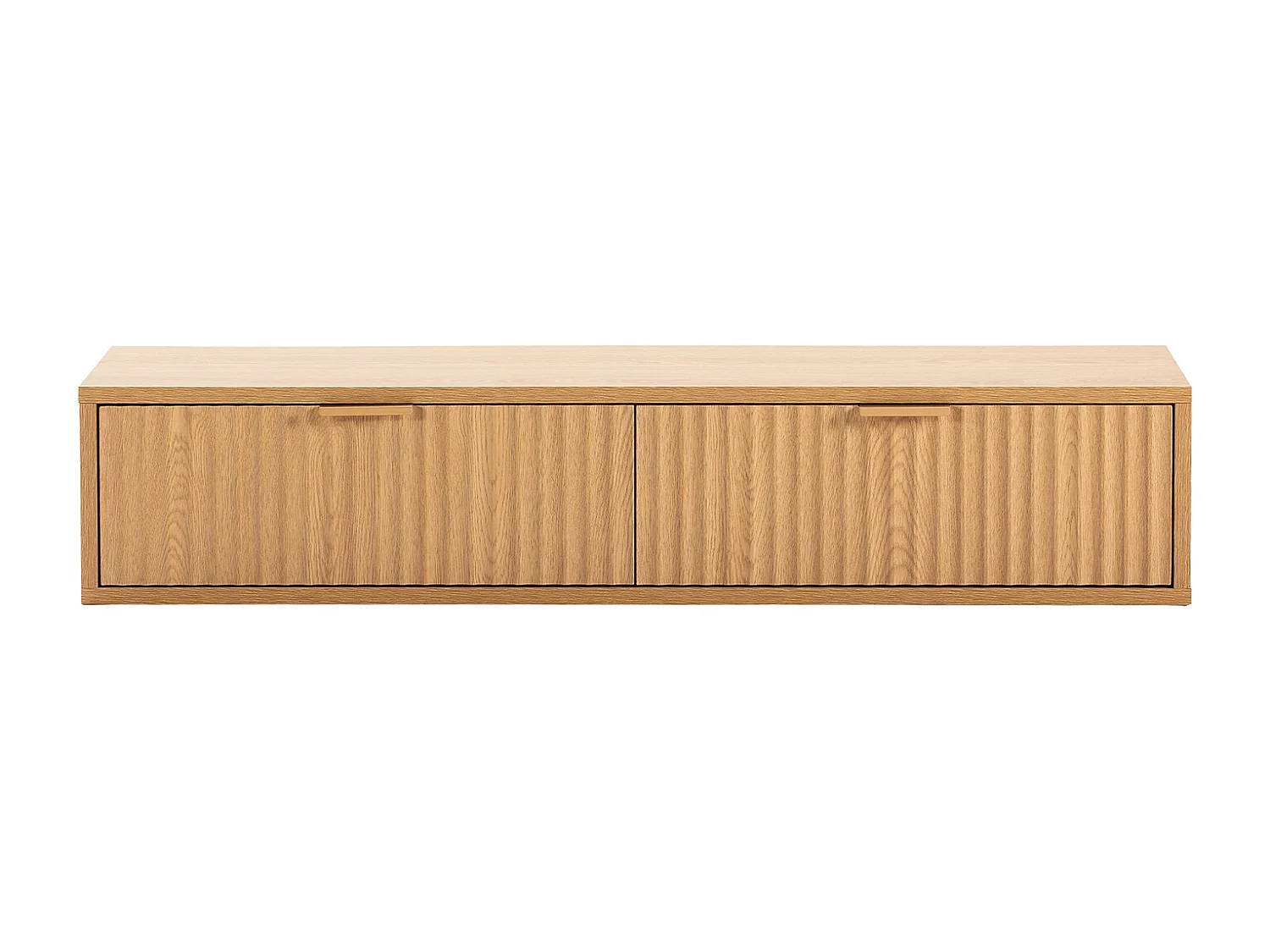 Konsolentisch schwebender Lluvia 2 schubladen Eiche-Optik