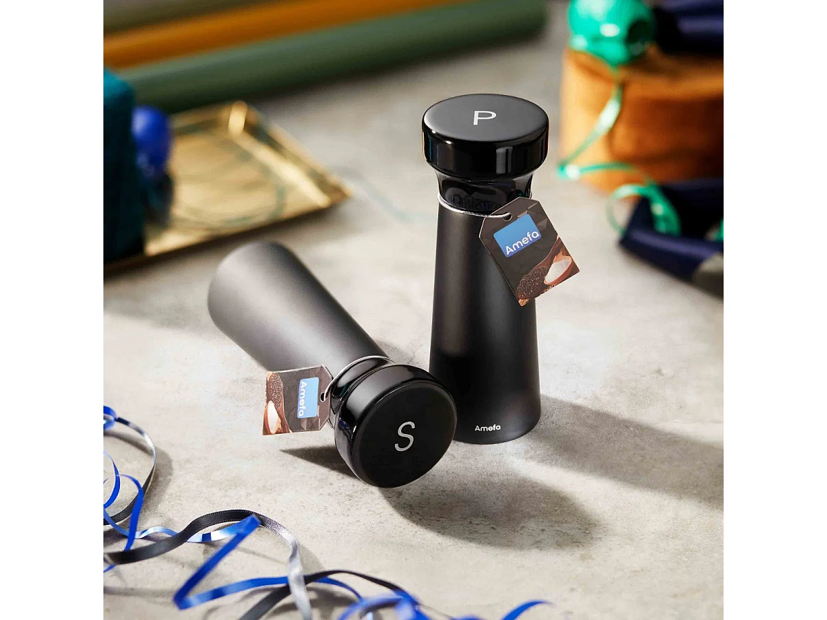 Fanny Schwarz - Duo aus Pfeffer- & Salz-Mühlen Natur