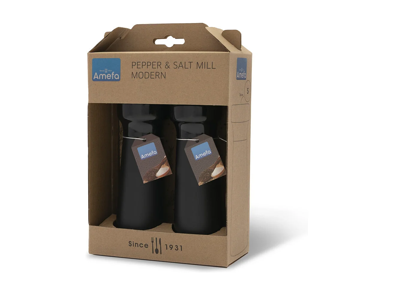 Fanny Schwarz - Duo aus Pfeffer- & Salz-Mühlen Natur