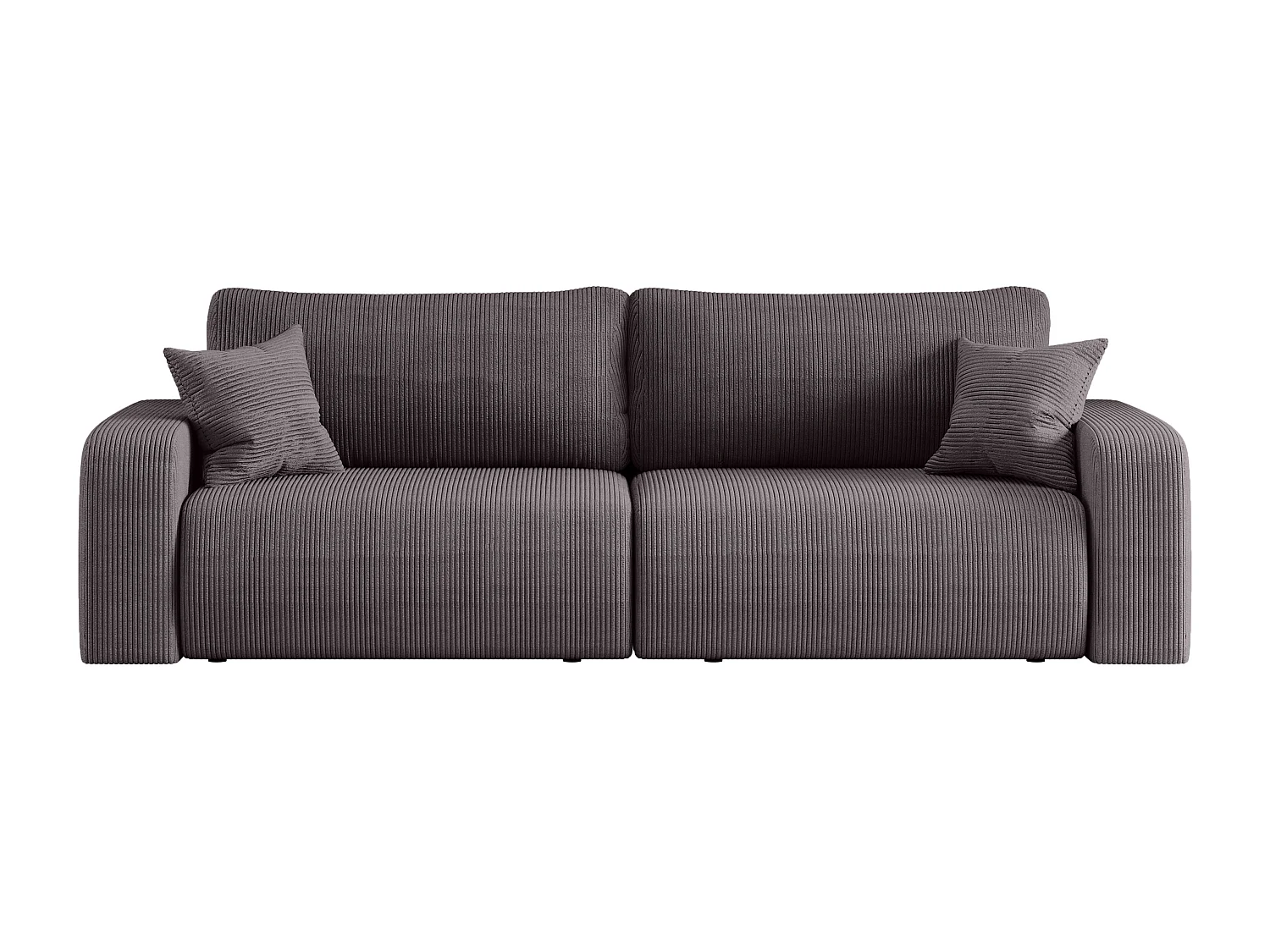 Canapé PIANIOO convertible avec coffre de rangement – Gris élégant, idéal pour le salon, confort maximal, qualité VINOTTI