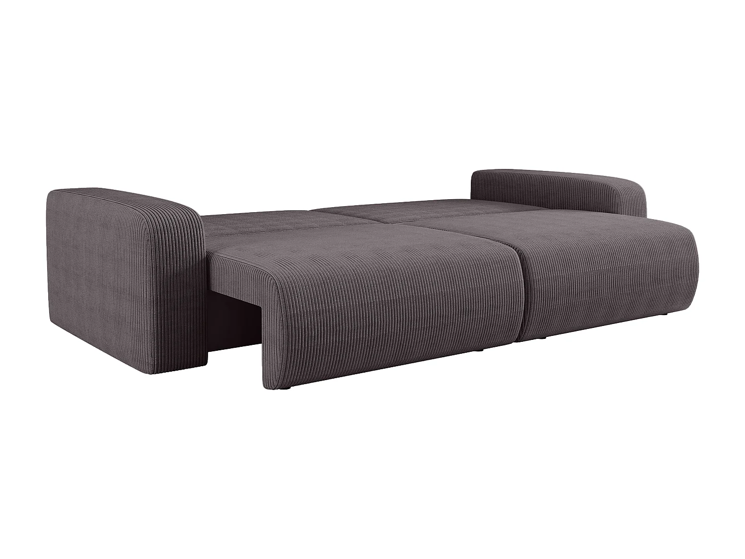 Canapé PIANIOO convertible avec coffre de rangement – Gris élégant, idéal pour le salon, confort maximal, qualité VINOTTI