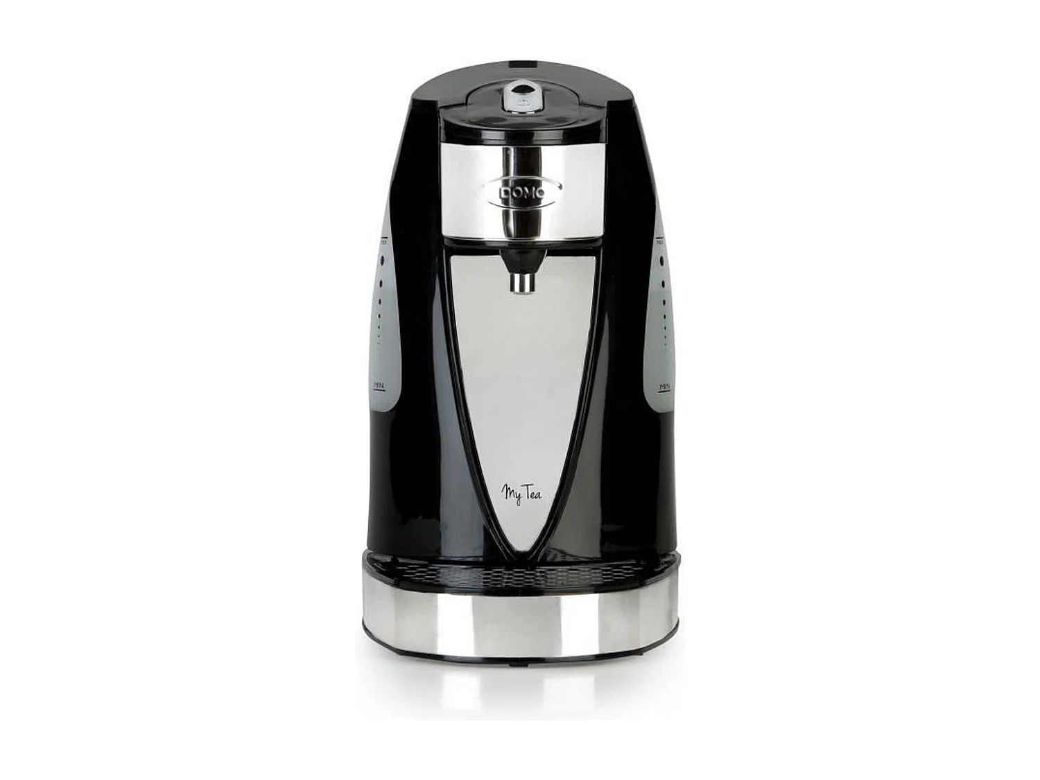 Fontanna z gorącą wodą DOMO DO482WK 1,5L, 3000W, precyzyjne dozowanie w 45s, czarno-stalowa