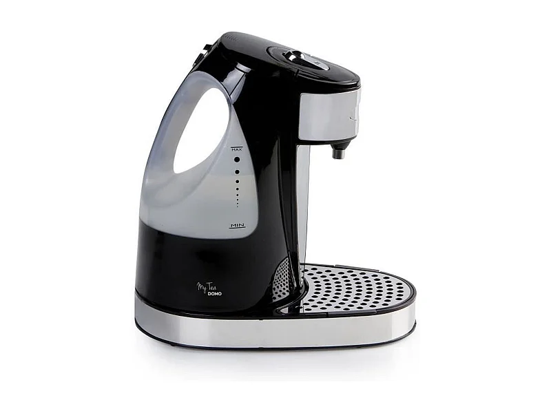 Fontanna z gorącą wodą DOMO DO482WK 1,5L, 3000W, precyzyjne dozowanie w 45s, czarno-stalowa