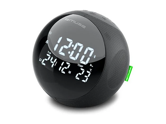 Radio réveil Tuner FM PLL / 20 présélections - 5 sons de la nature + br MUSE - M197BT