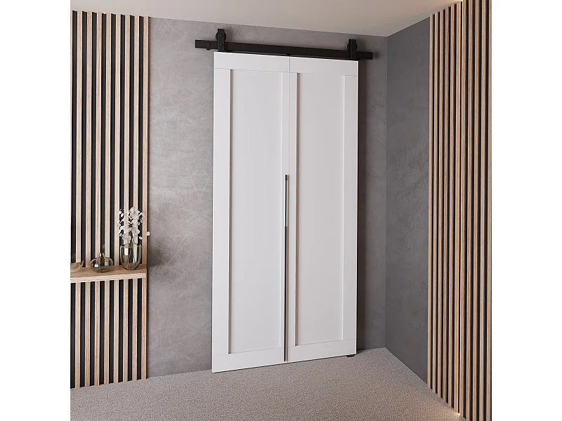 Portes coulissantes QUDIO M1 blanc 80