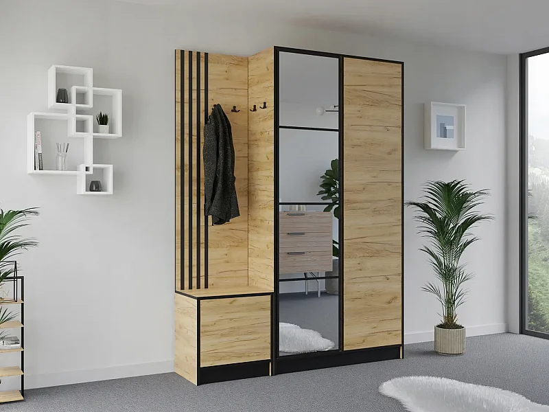 Garderobe EDEN 13 – Eiche Craft Gold