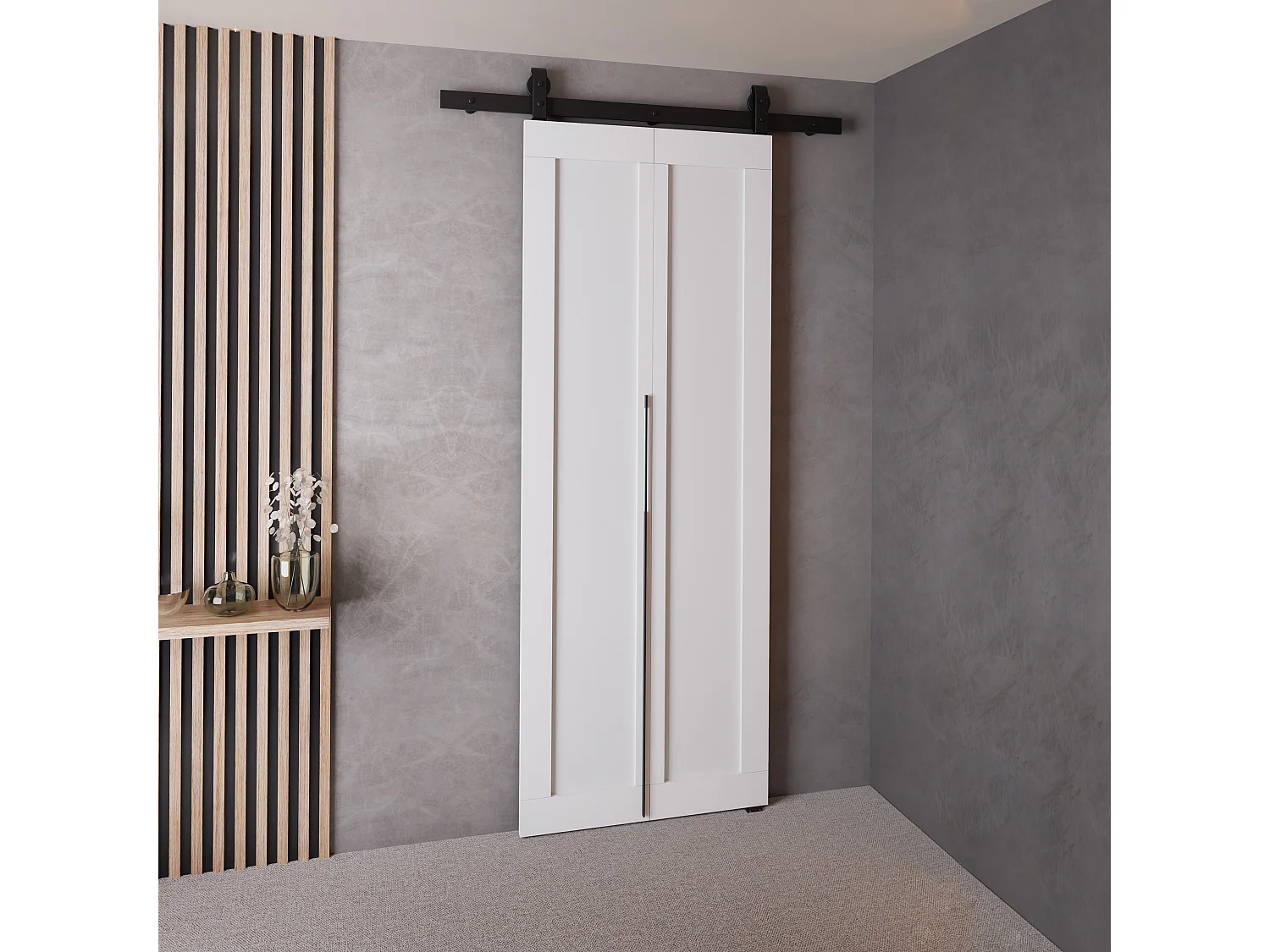 Portes coulissantes QUDIO M1 blanc 60