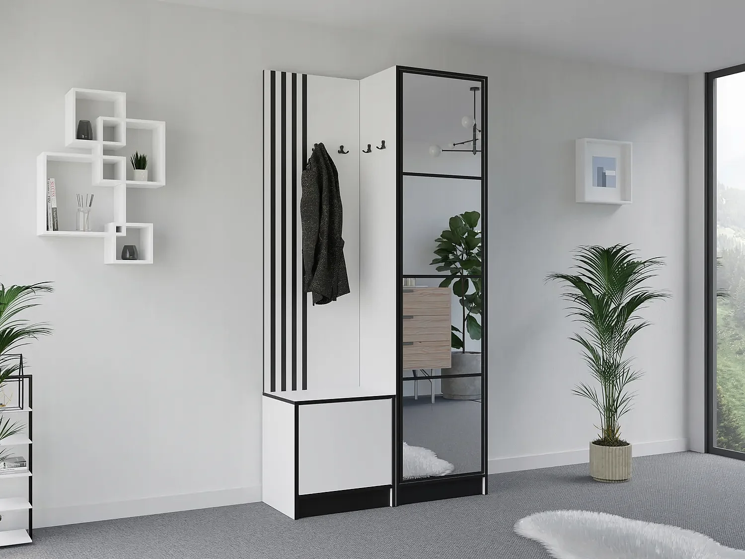 Garderobe EDEN 11 – Weiß