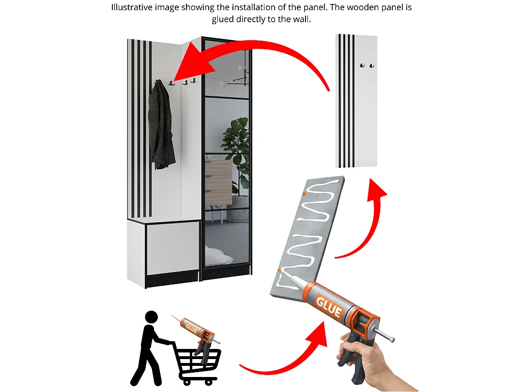 Garderobe EDEN 11 – Weiß