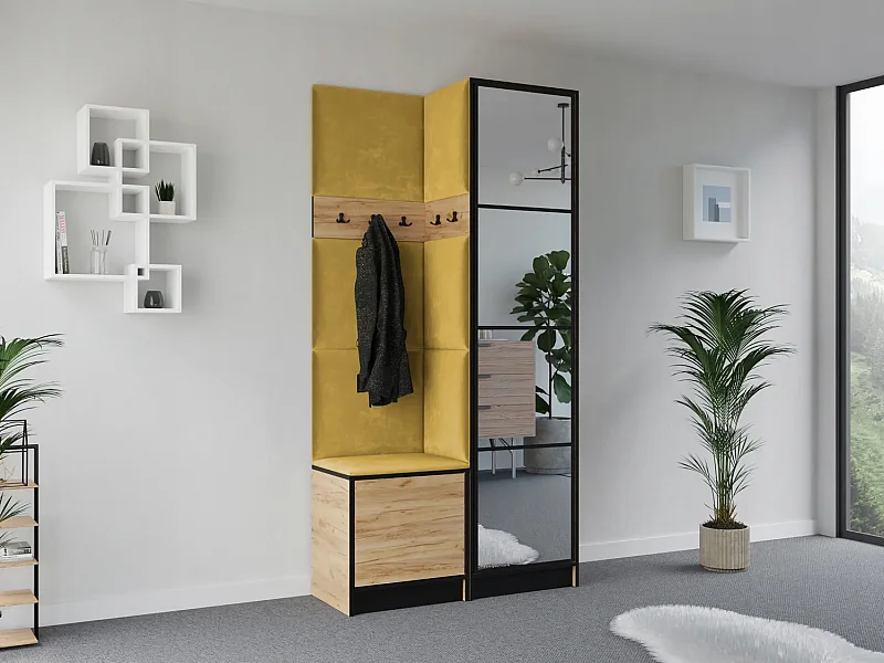 Dressing EDEN 11 – Chêne Craft Doré + Jaune