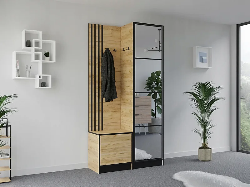 Garderobe EDEN 11 – Eiche Craft Gold