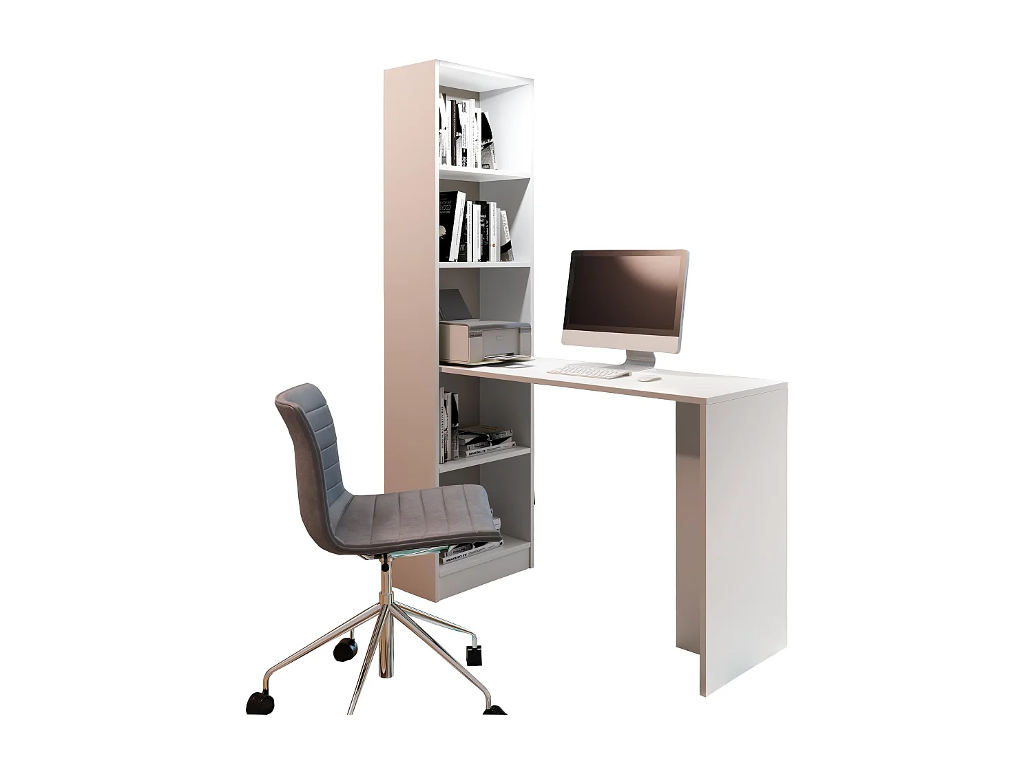 Bureau Mateo B-1 blanc