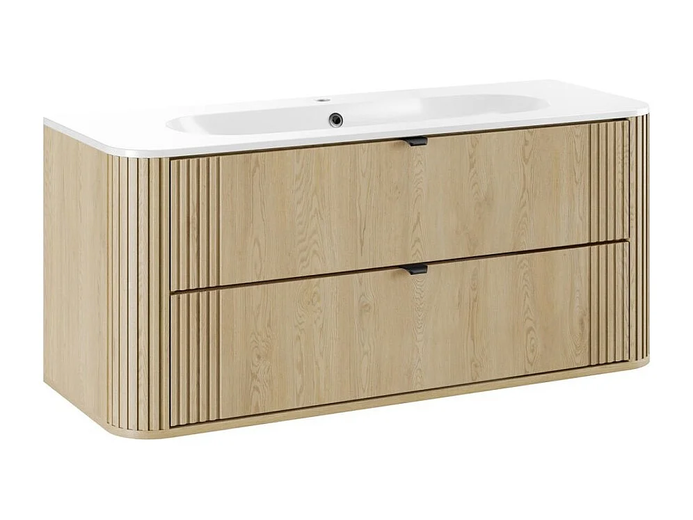 Badezimmer-Set KORI: Unterschrank 120cm + Einbauwaschbecken