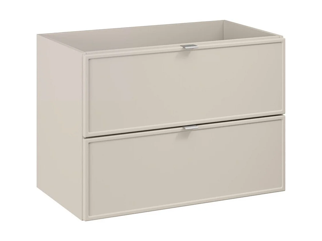 Set da bagno BRAZZA: mobile sotto lavabo 80cm + lavabo incassato rettangolare