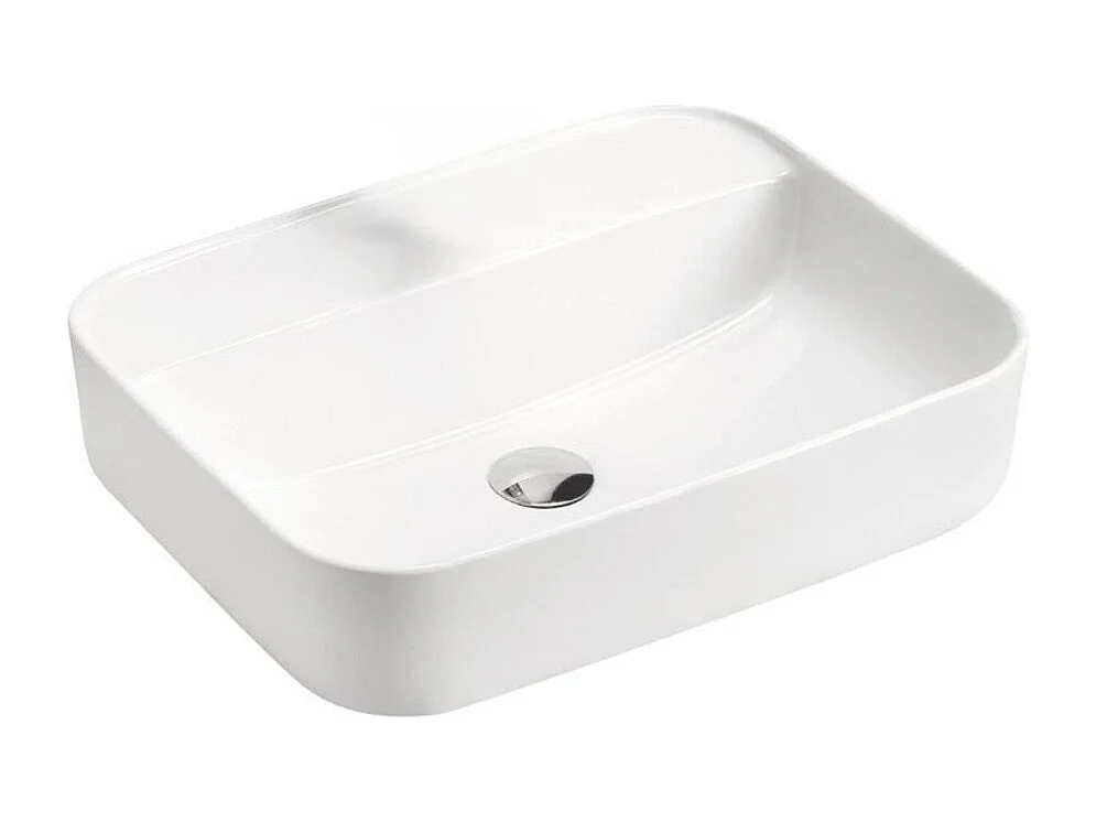 Ensemble de salle de bain GABI : meuble sous vasque 100cm + vasque à poser blanche rectangulaire