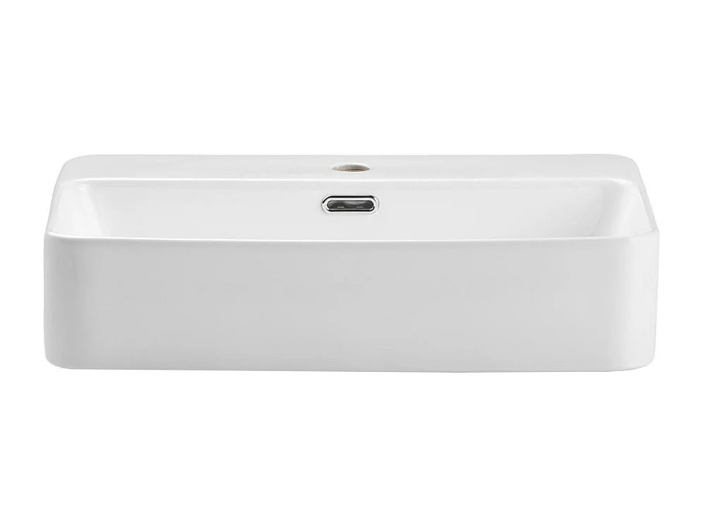 Ensemble BRAZZA : meubles sous vasque 140cm avec niches visibles et panier à linge intégré + plan pour vasque + vasque à poser