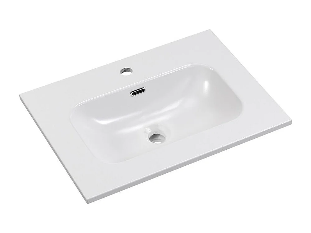 Ensemble de salle de bain BRAZZA : meuble sous vasque à tiroirs 60cm + vasque encastrée