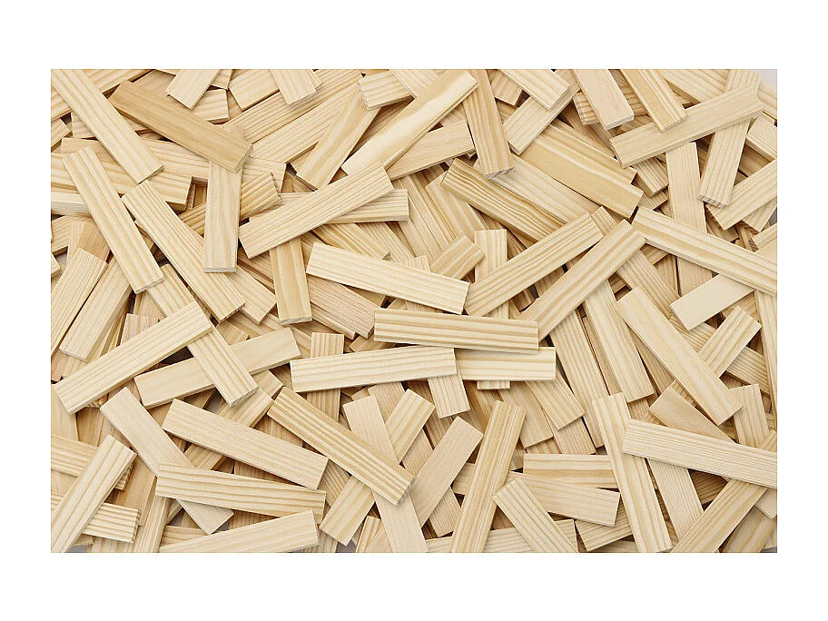 Zestaw konstrukcyjny Batibloc Classic 200 elementów z litego, ekologicznego drewna – Produkcja francuska, modele w zestawie