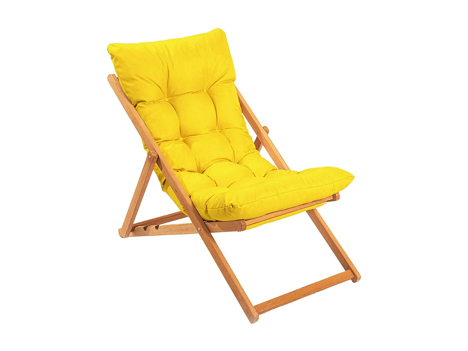 Chilienne jaune confort - pliante, inclinable SORA