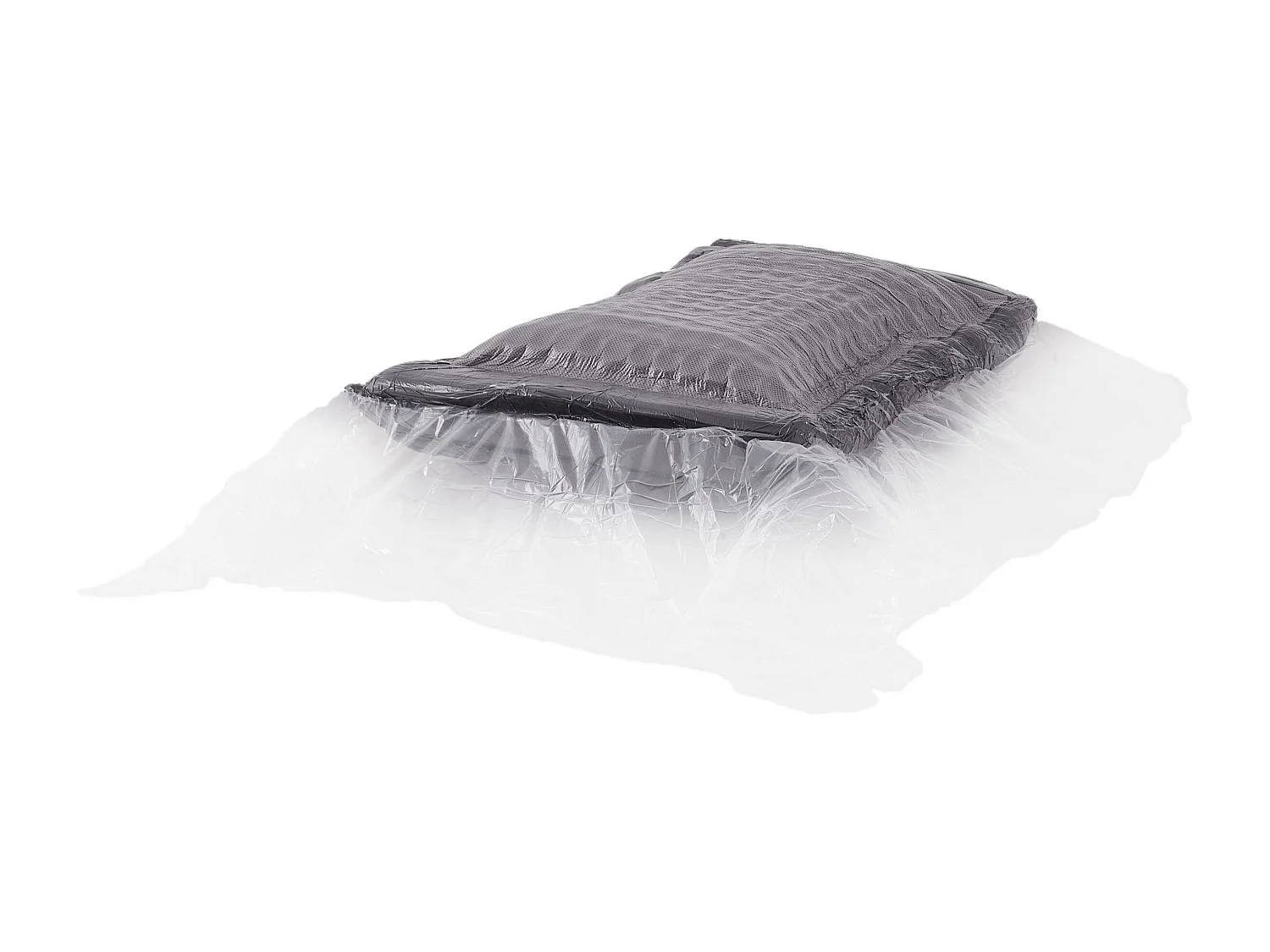 Canapé profond droit et compressé velours côtelé 1 place noir TALEN