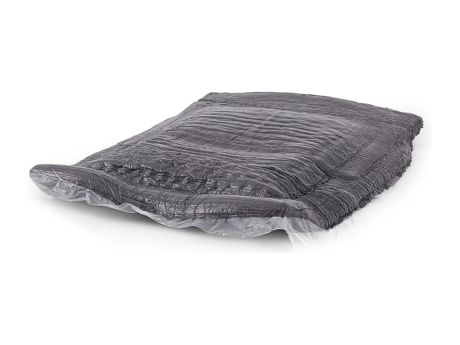 Canapé profond droit et compressé velours côtelé 3 places noir TALEN