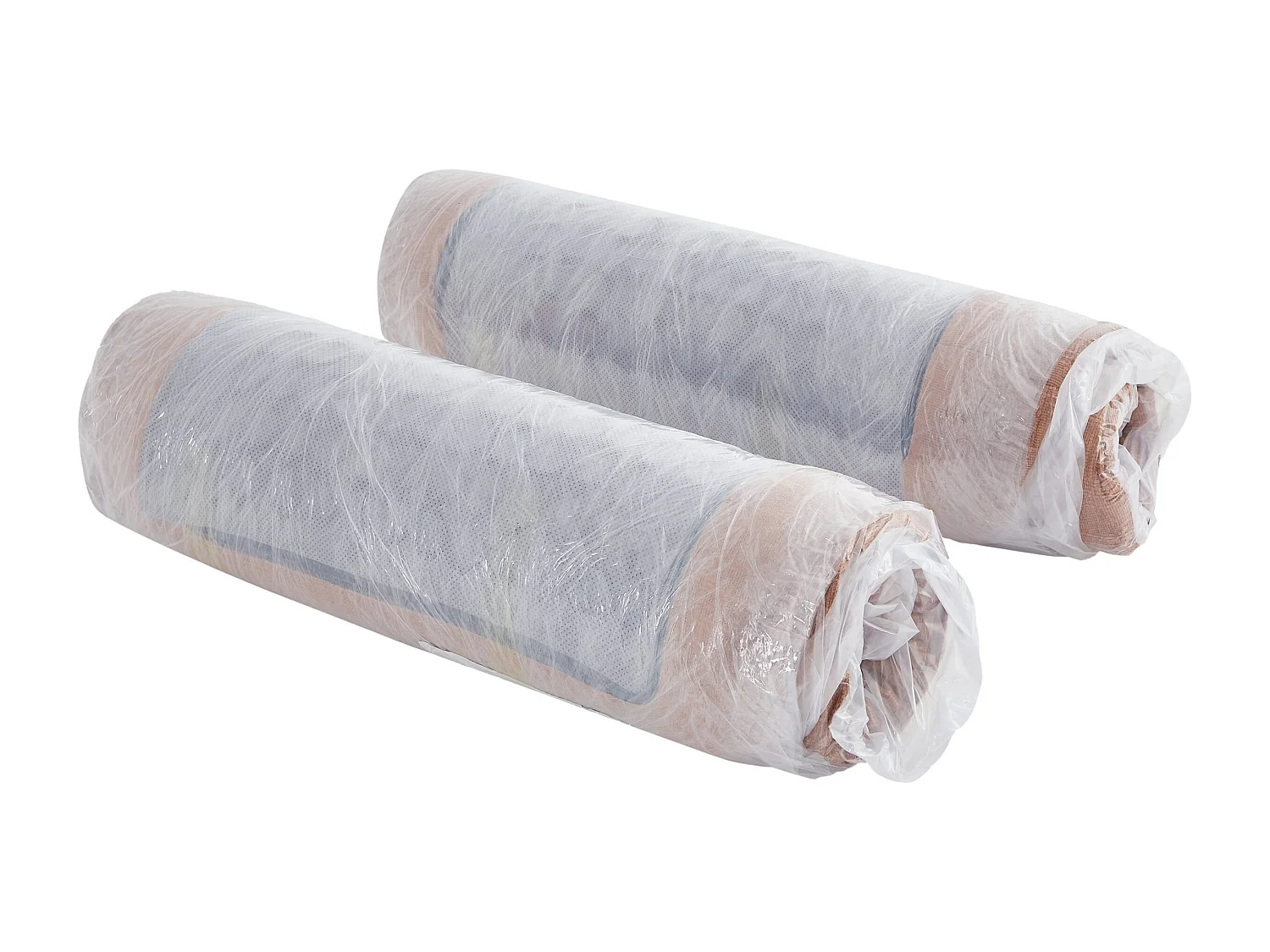 Canapé d'angle droit tissu 4 places beige ZELYS