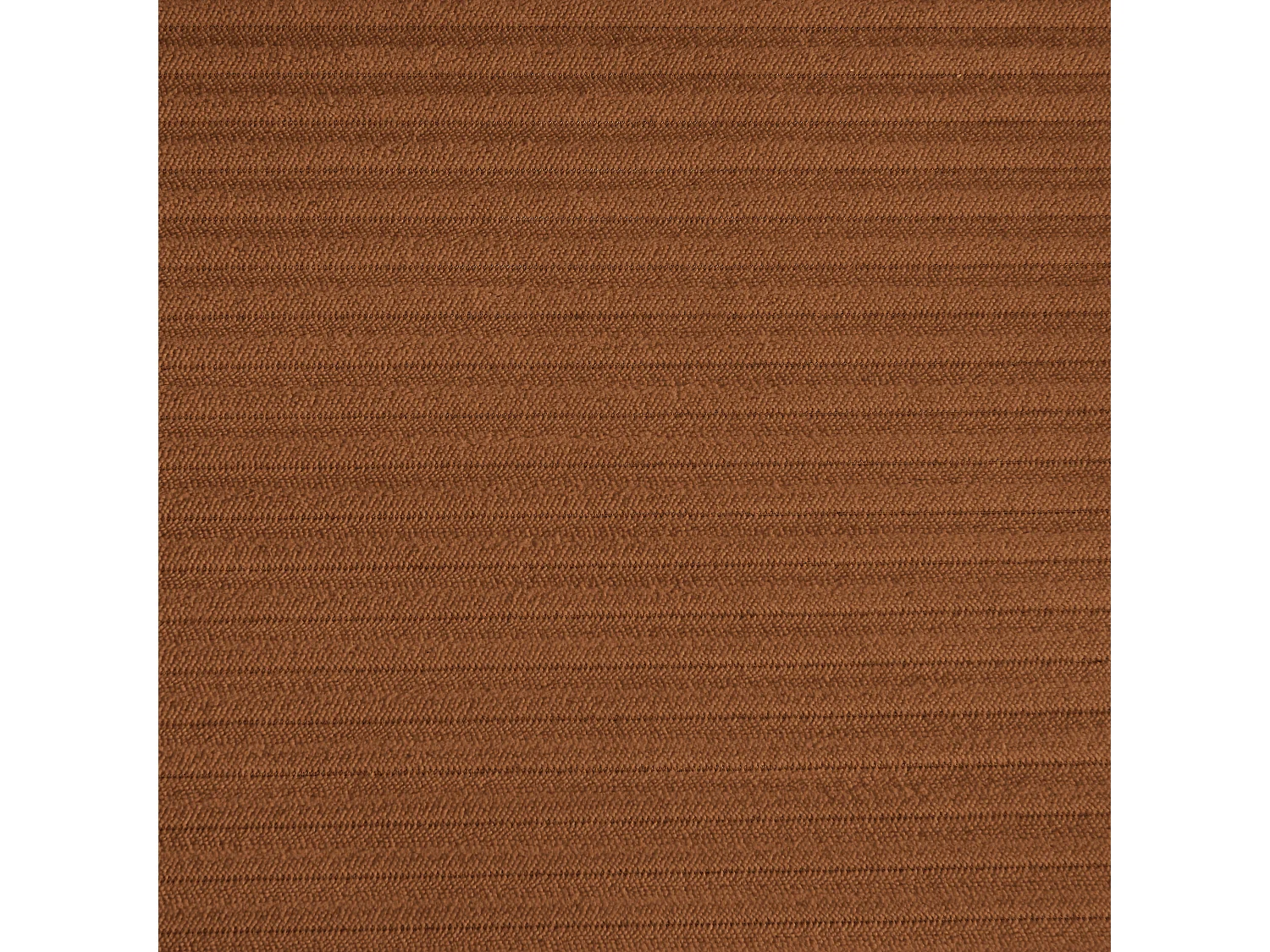 Canapé droit convertible velours 3 places terracotta ELVYN