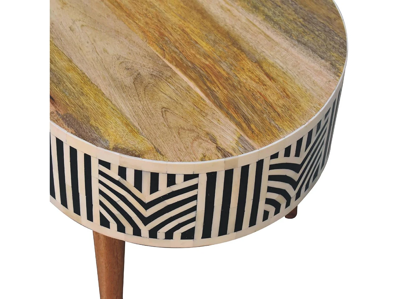 Artisan Furniture Table Basse Edessa en Marqueterie d’Os
