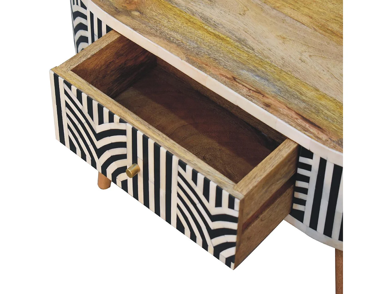 Artisan Furniture Table Basse Edessa en Marqueterie d’Os