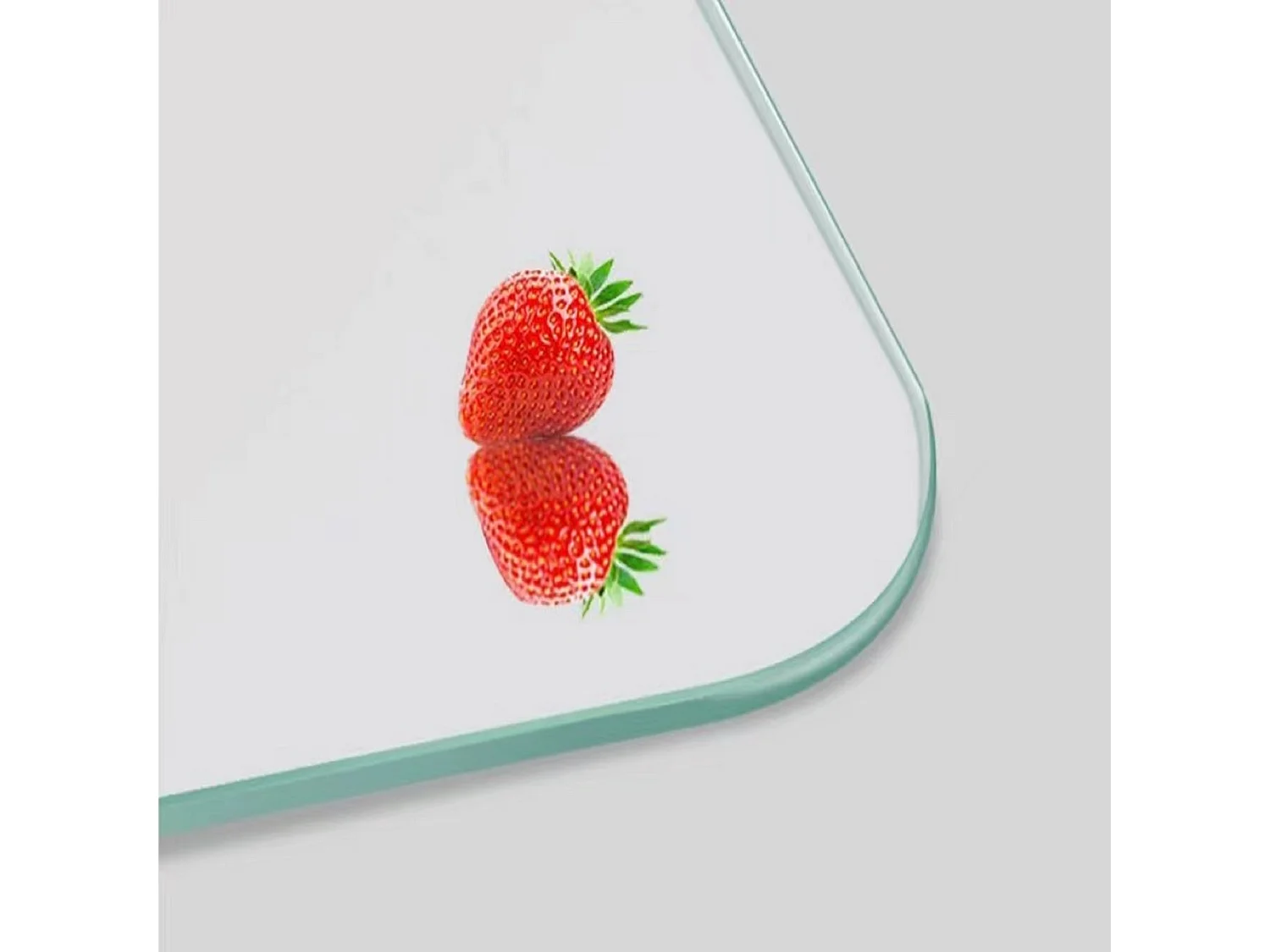 Badkamerspiegel van 70x90 cm in verzilverd glas - Zonder frame