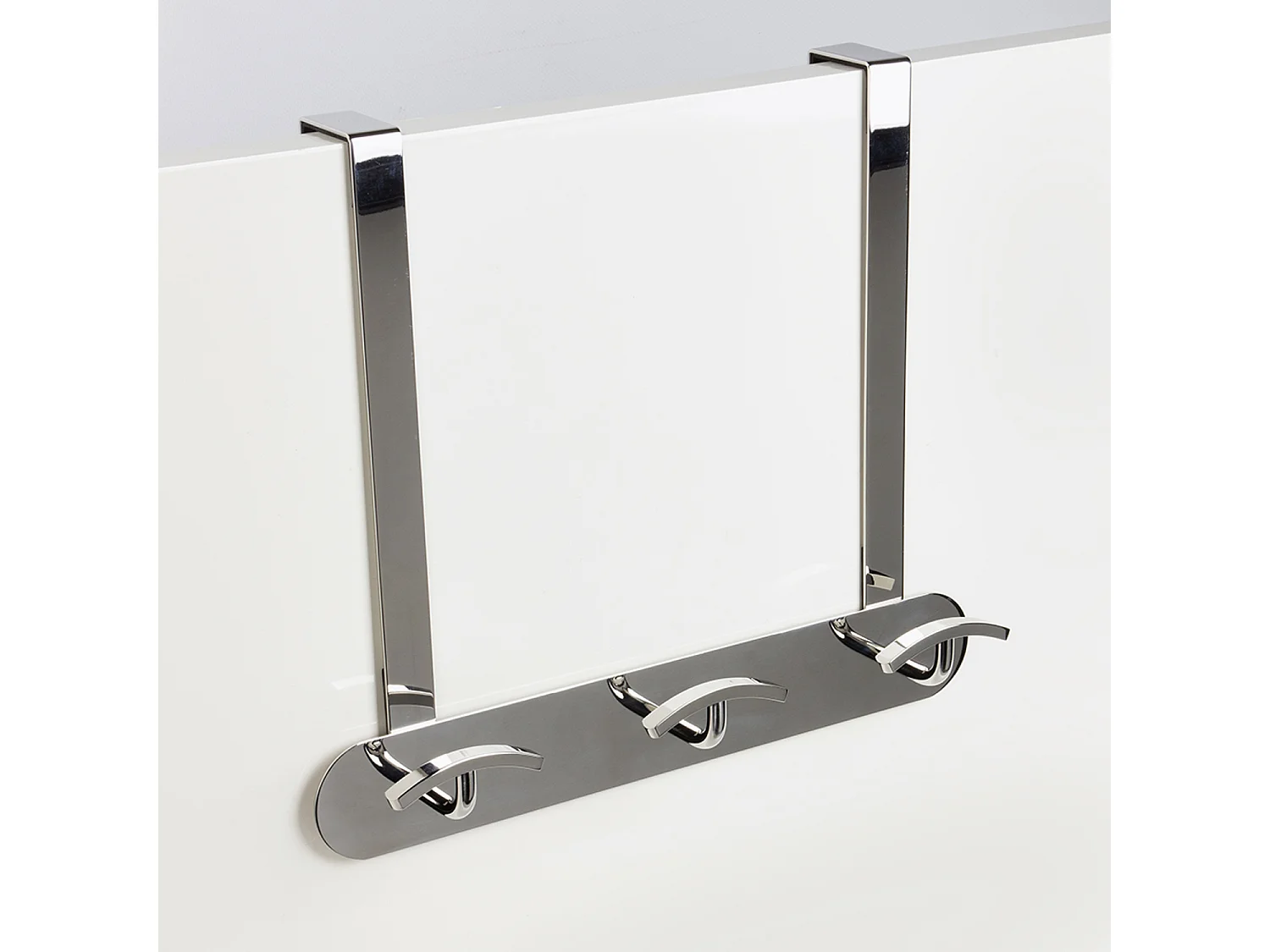 Patère 3 têtes CLUB Inox brillant - BATHBAZAAR