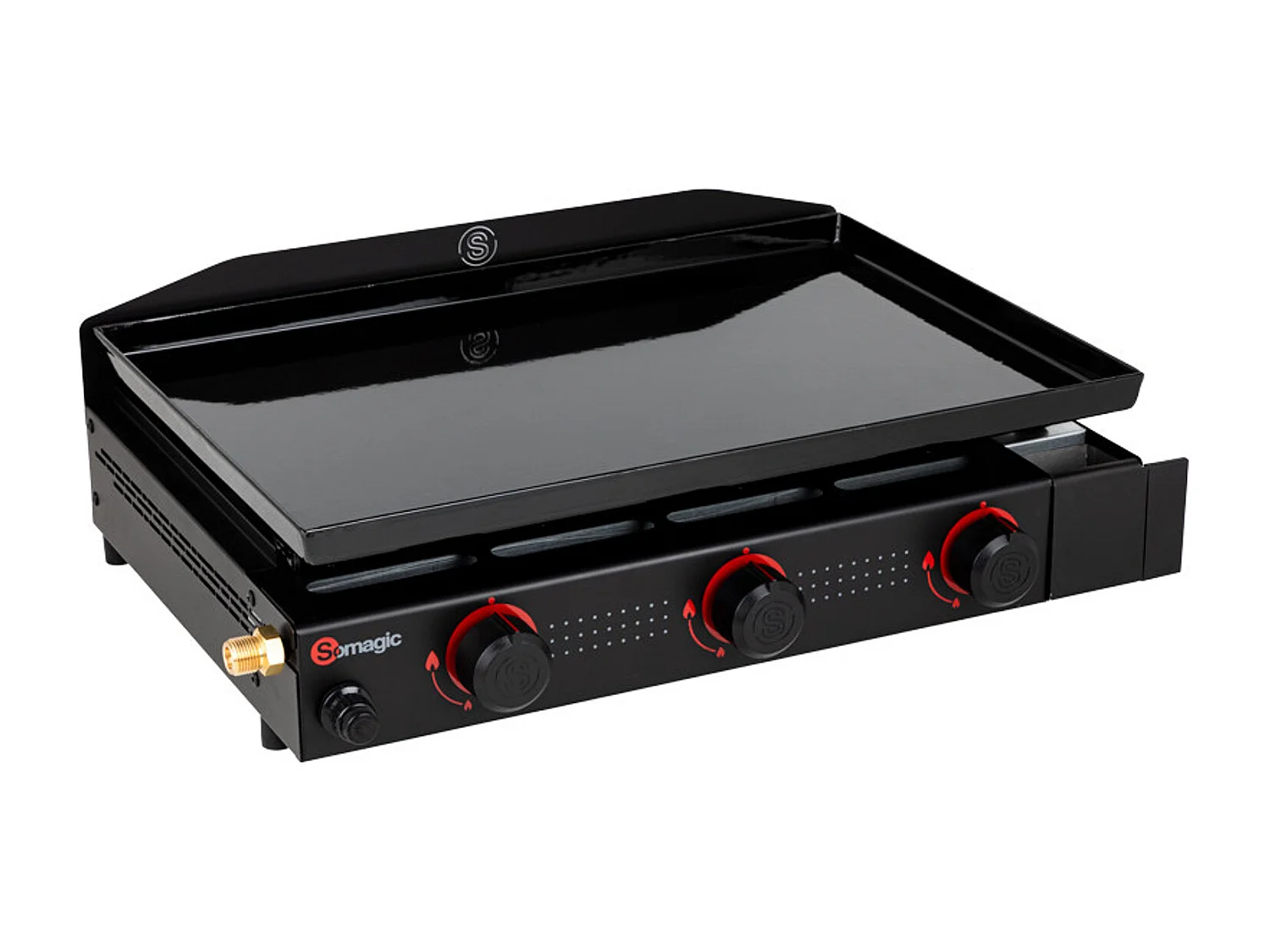 Gasbarbecueplaat Canto 300 met 3 branders