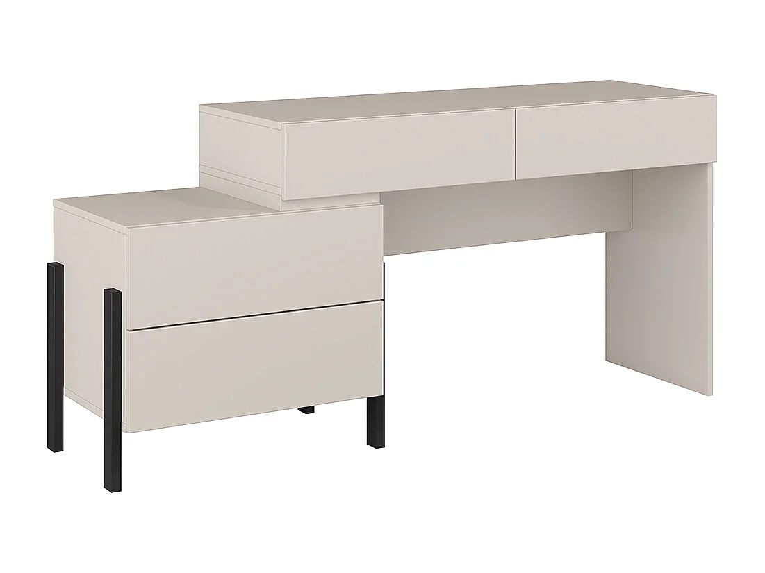 Bérénice Cashmere skrivebord med 4 skuffer
