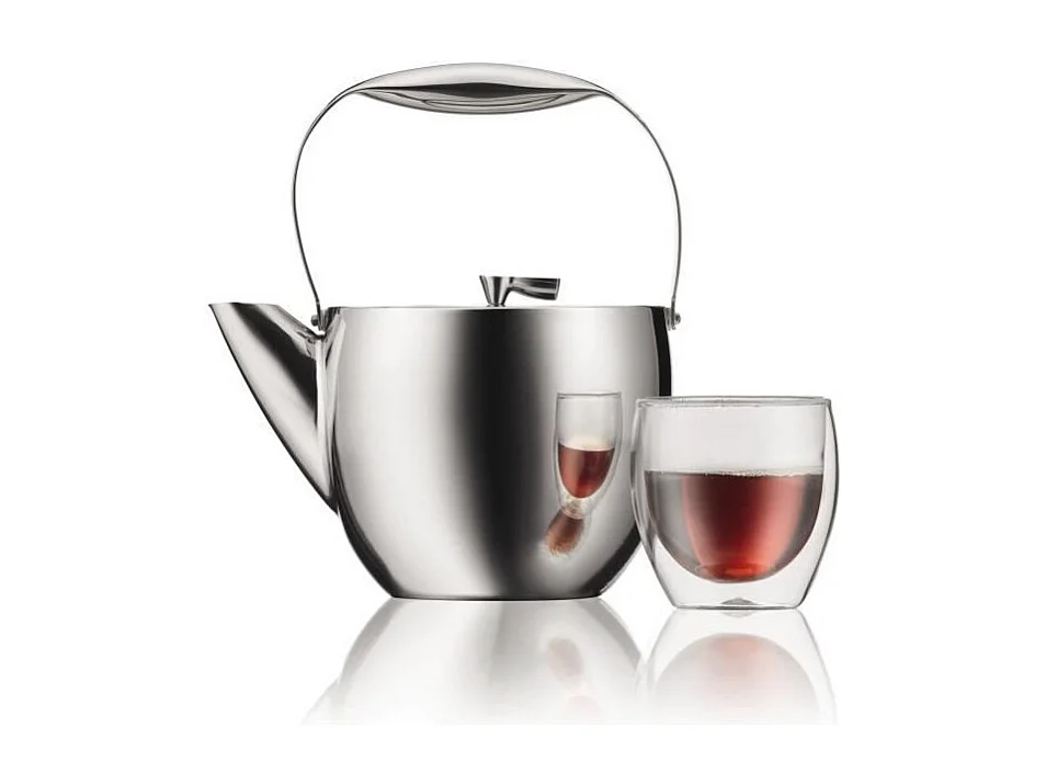 Théiere a piston - BODUM - Columbia - Filtre inox - 1.5 l - Mat