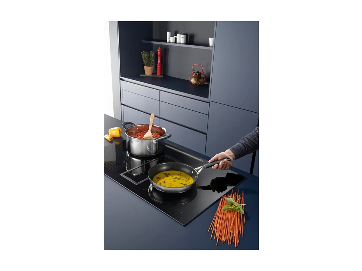 Lagostina Esperta Triply Sauteerpan 28 cm Antiaanbak Inductie Roestvrij Staal