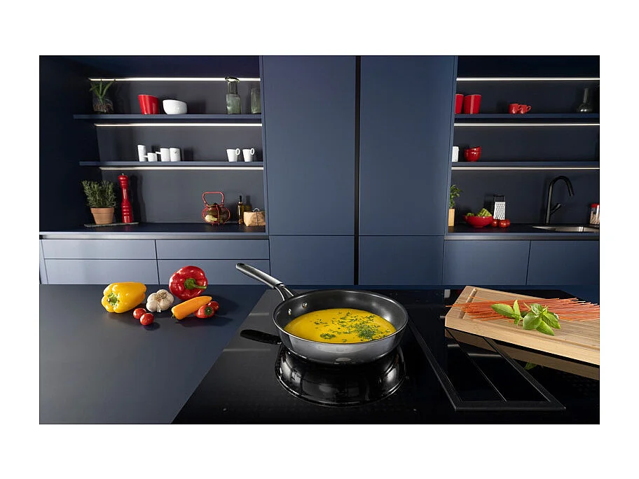 Lagostina Esperta Triply Koekenpan 24 cm RVS Anti-aanbak Titanium Alle Vuursoorten Inductie