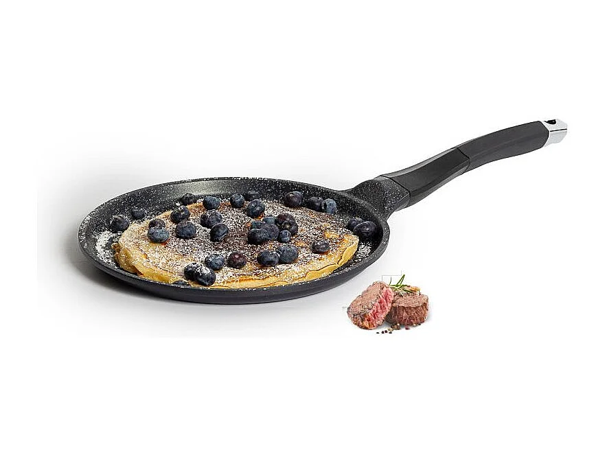 Royalty Line RL-HCP28M Poêle à crêpes en revêtement marbre 28cm