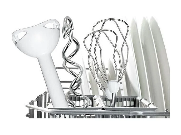 Frullatore Bosch MFQ36440 450W 5 velocità con fruste, ganci in acciaio inox e ciotola graduata con coperchio