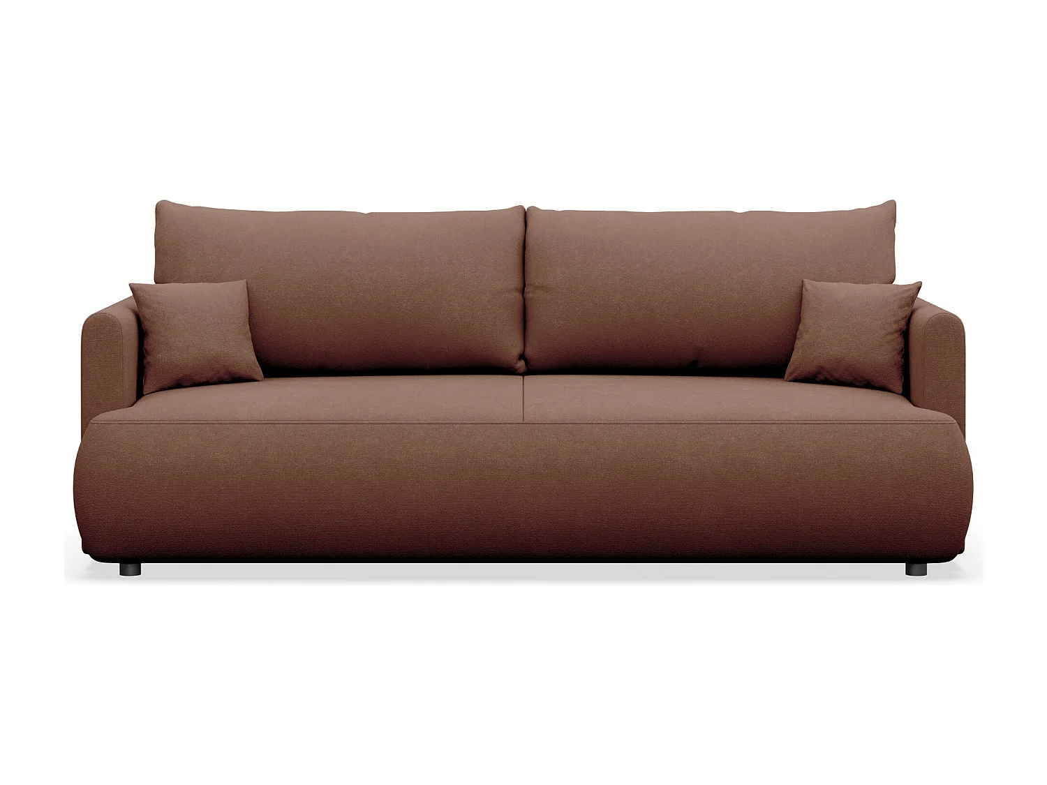 Canapé convertible 3 places – Cuivre – Chenille Easy Clean – OVO MINI