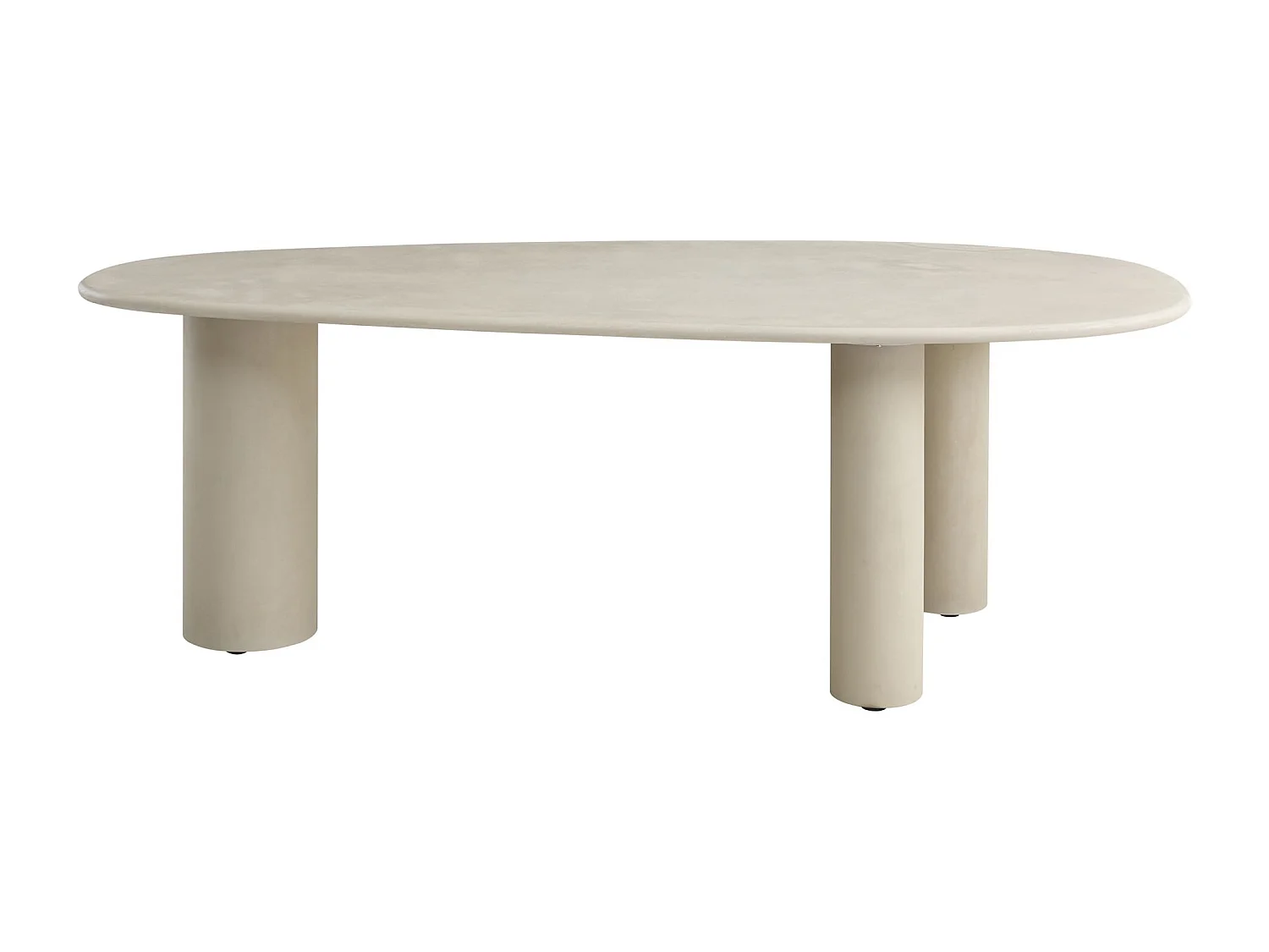 Esstisch 230 x 120 cm – Greige – Mikro­zement-Optik – INNATIONS