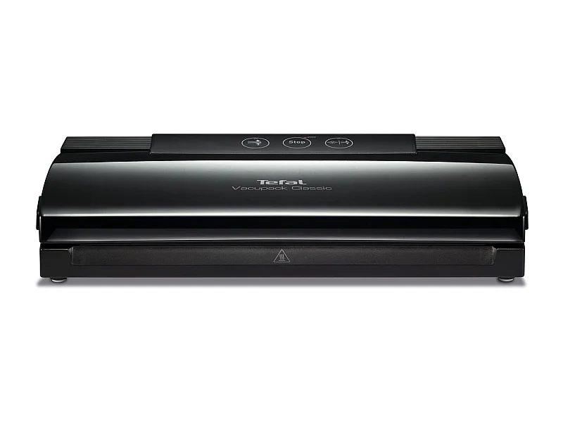 Vakuumiergerät Tefal Vacupack Classic VT254070 schwarz mit 18 Beuteln, automatische Vakuum- & Versiegelungsfunktionen, 110W