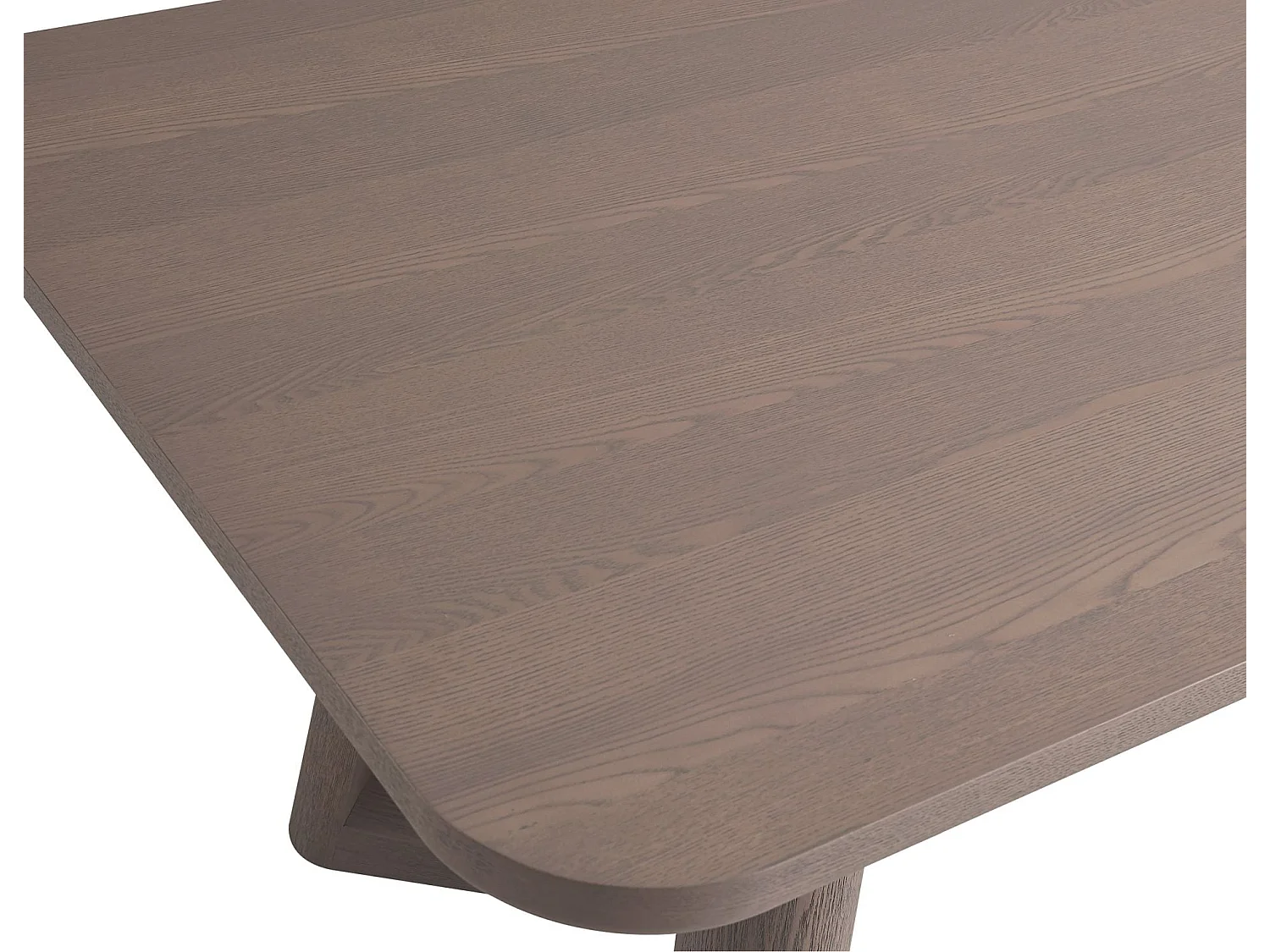Table à manger – 200 x 100 cm – placage noyer – ALISSER