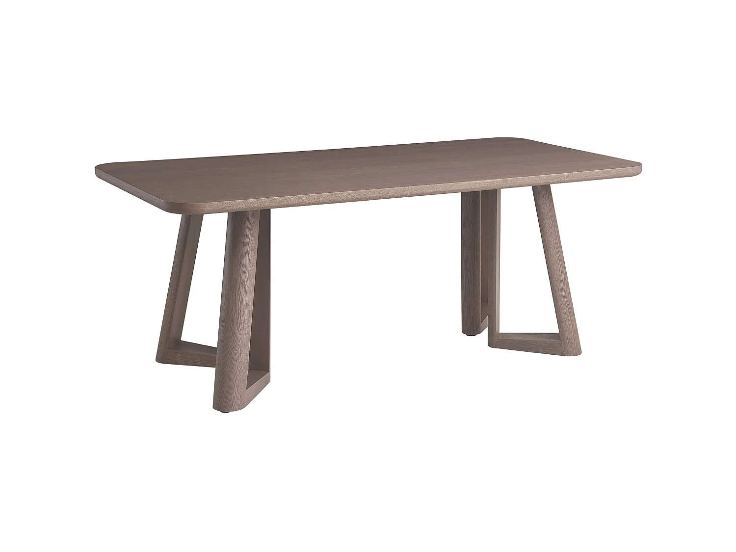 Table à manger – 200 x 100 cm – placage noyer – ALISSER