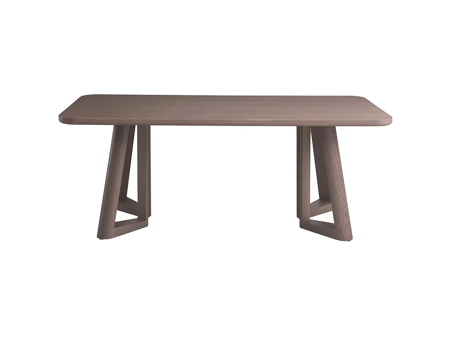 Table à manger – 200 x 100 cm – placage noyer – ALISSER