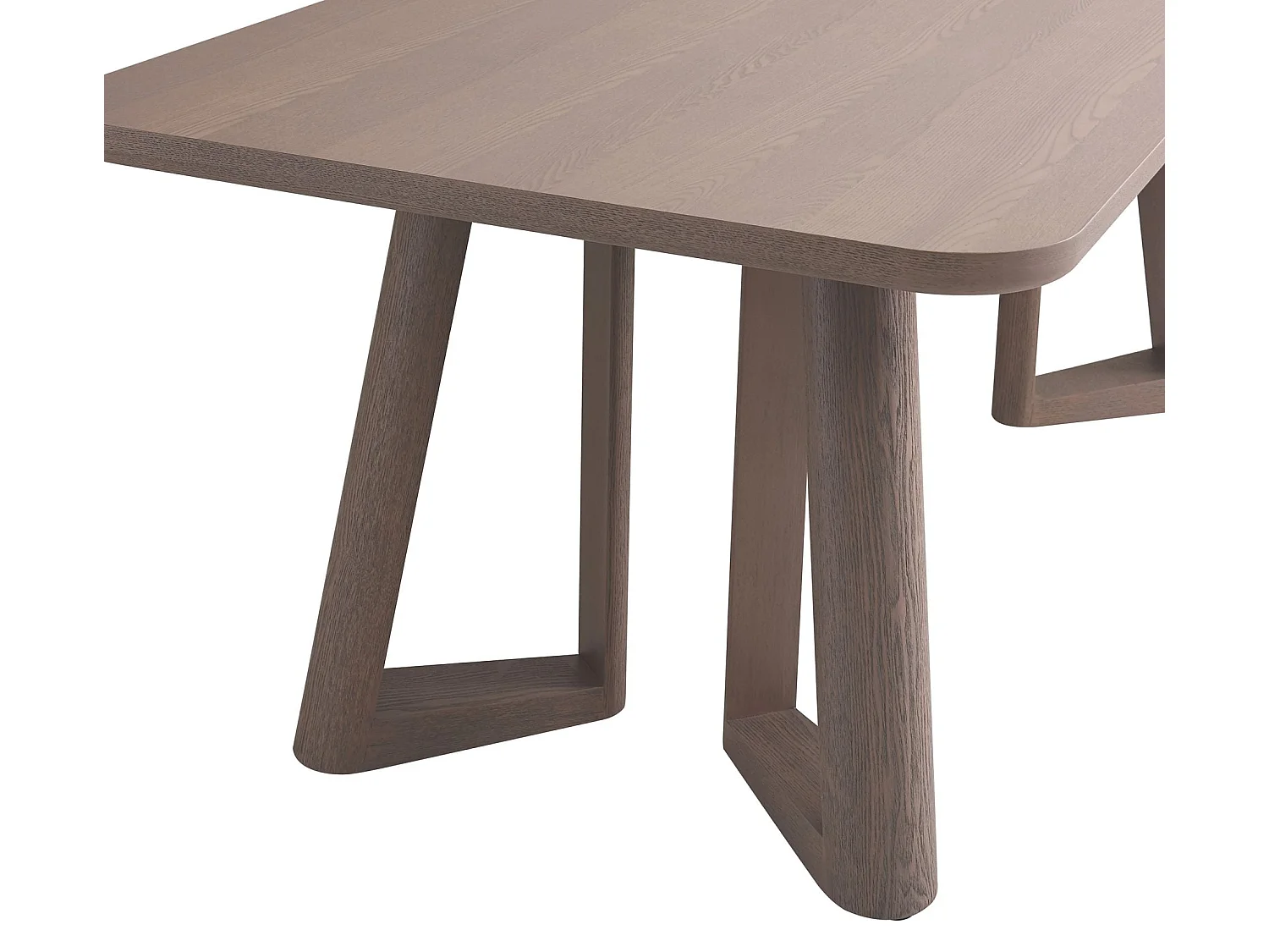 Table à manger – 200 x 100 cm – placage noyer – ALISSER