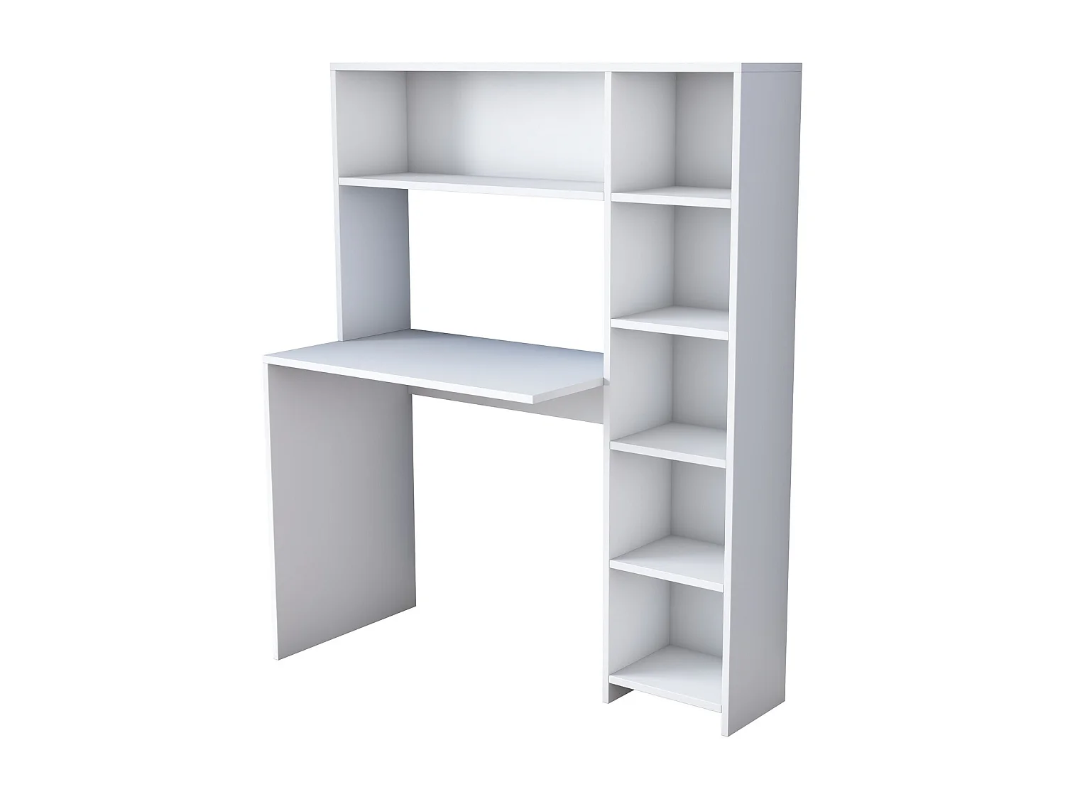 bureau en bois "Haham" 113 x 40 x 142 cm - Blanc