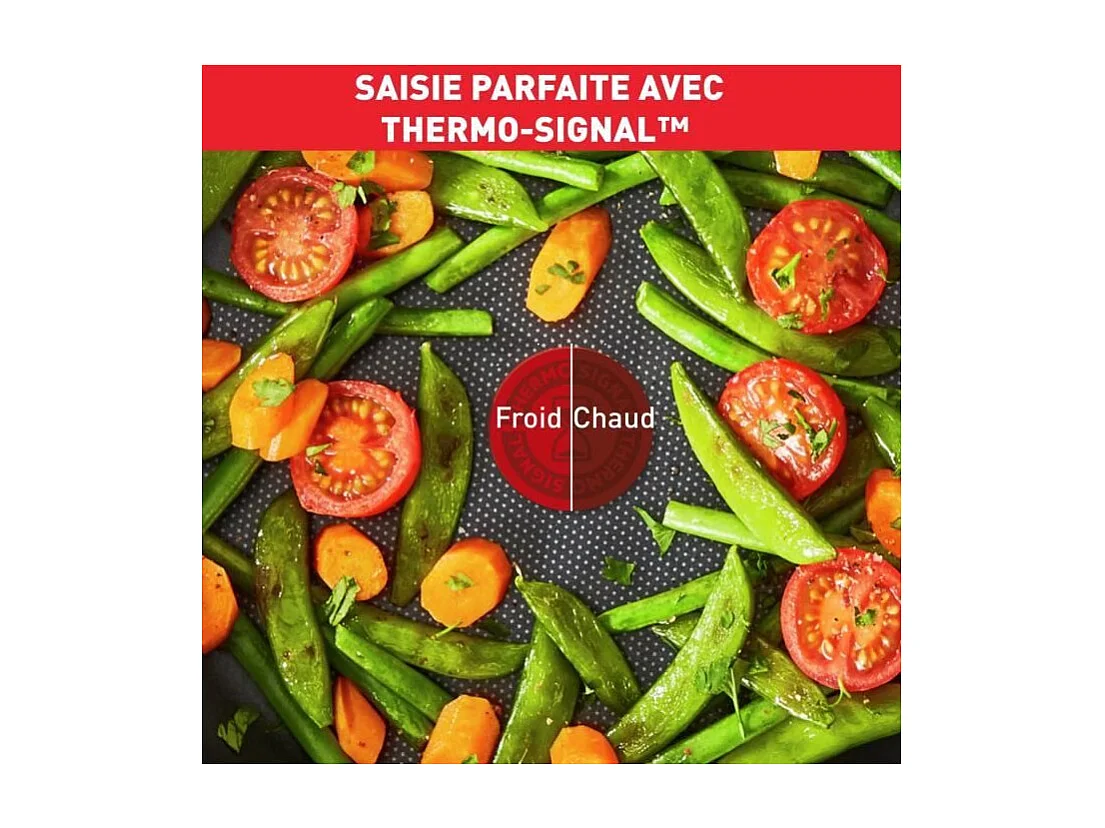 Tefal Ingenio Easy Plus Pfanne 28 cm Antihaft, Nicht Induktion, Stapelbar, Hergestellt in Frankreich