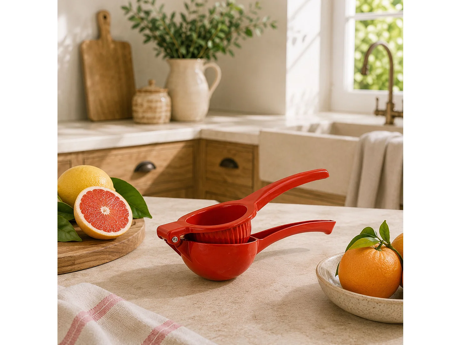 Menastyl - Presse Orange 23.5cm En Aluminium