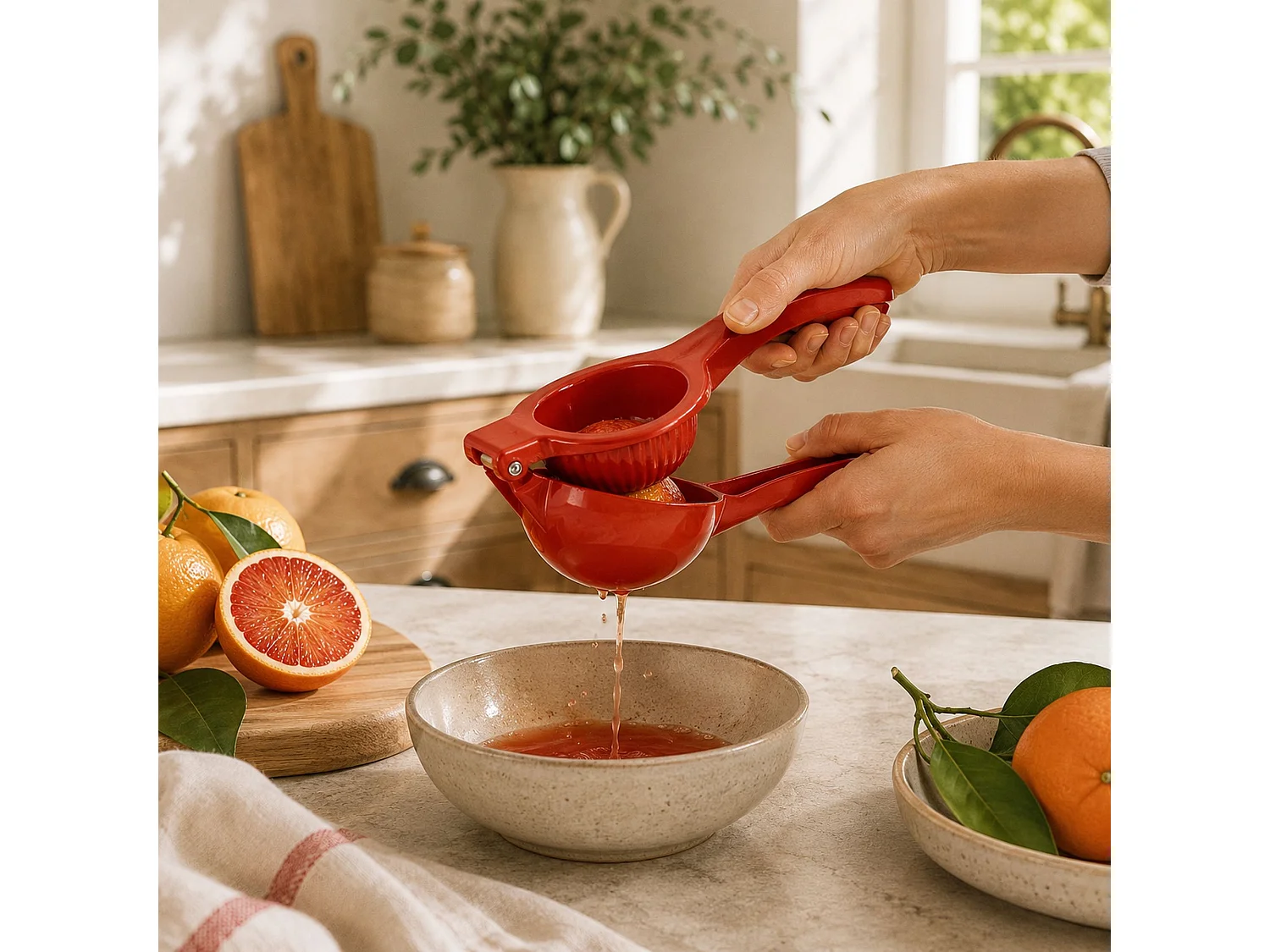Menastyl - Presse Orange 23.5cm En Aluminium