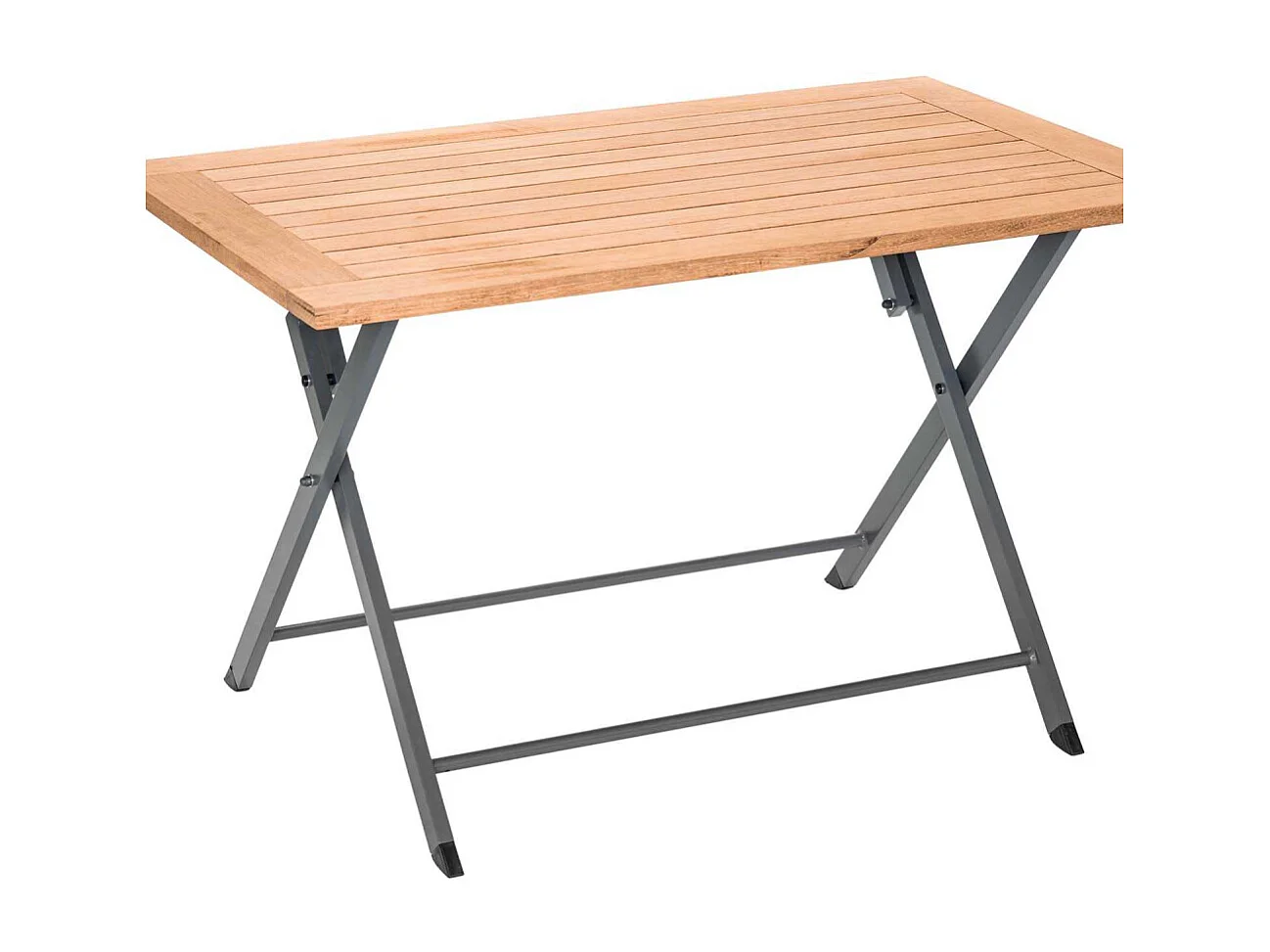 Ensemble table à manger en alu/teck, avec 1 banc et 2 chaises Porto-Rico - 4 places - Jardiline